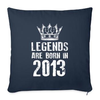2013 legends born in - Sofa pillowcase 17,3'' x 17,3'' (45 x 45 cm) - navy - Front