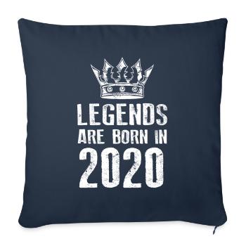 2020 legends born in - Sofakissenbezug 45 x 45 cm - Navy - Vorne
