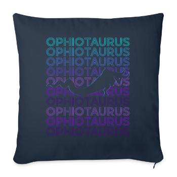 Ophiotaurus Greek Mythology Ancient Greek R - Sofa pillowcase 17,3'' x 17,3'' (45 x 45 cm) - navy - Front