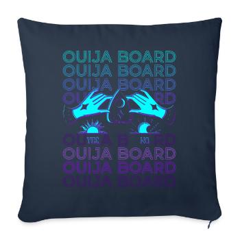 Ouija Board Ghost Board Planchette Retro - Sofa pillowcase 17,3'' x 17,3'' (45 x 45 cm) - navy - Front