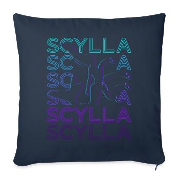 Scylla Skylla Greek Mythology Ancient Greek - Sofa pillowcase 17,3'' x 17,3'' (45 x 45 cm) - navy - Front