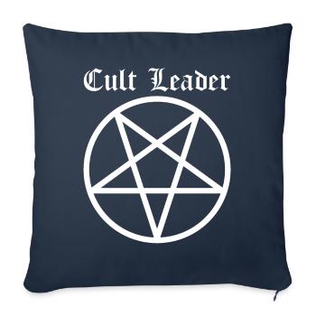 Cult Leader Gothic Pentagram Occult Goth Occult - Sofa pillowcase 17,3'' x 17,3'' (45 x 45 cm) - navy - Front