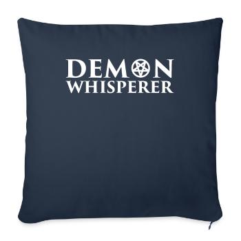 Lustiger Kult Okkulter Dämonenflüsterer - Sofakissenbezug 45 x 45 cm - Navy - Vorne