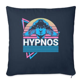 Hypnos Dieu Grec Ancien Grec Mythol - Housse de coussin décorative 45 x 45 cm - bleu marine - Devant