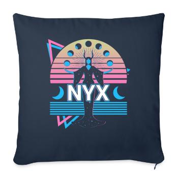 Nyx Greek Goddess Ancient Greek Mythology - Sofa pillowcase 17,3'' x 17,3'' (45 x 45 cm) - navy - Front