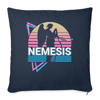 Nemesis Greek Goddess Ancient Greek Myth - Sofa pillowcase 17,3'' x 17,3'' (45 x 45 cm) - navy - Front