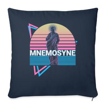 Mnemosyne Greek Goddess Ancient Greek My - Sofa pillowcase 17,3'' x 17,3'' (45 x 45 cm) - navy - Front