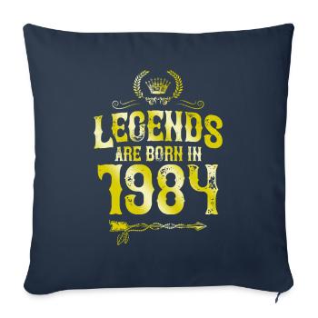 1984 legends born in - Sofakissenbezug 45 x 45 cm - Navy - Vorne