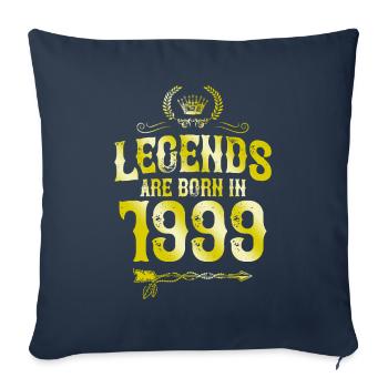 1999 légendes nées en - Housse de coussin décorative 45 x 45 cm - bleu marine - Devant