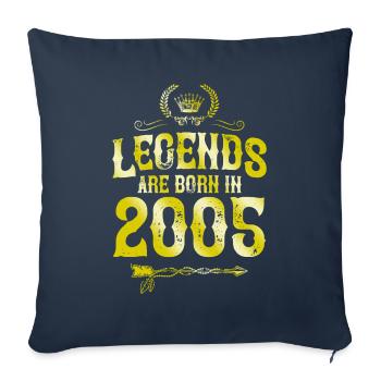 2005 legends born in - Sofakissenbezug 45 x 45 cm - Navy - Vorne