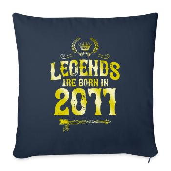 2011 legends born in - Sofa pillowcase 17,3'' x 17,3'' (45 x 45 cm) - navy - Front