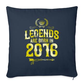 2016 legends born in - Sofakissenbezug 45 x 45 cm - Navy - Vorne