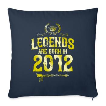 2012 legends born in - Sofakissenbezug 45 x 45 cm - Navy - Vorne