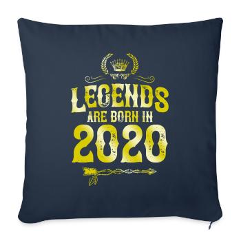 2020 legends born in - Sofakissenbezug 45 x 45 cm - Navy - Vorne