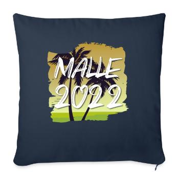 Malle 2022 - Sofa pillowcase 17,3'' x 17,3'' (45 x 45 cm) - navy - Front