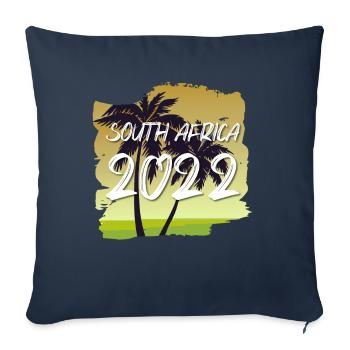 South Africa 2022 - Sofa pillowcase 17,3'' x 17,3'' (45 x 45 cm) - navy - Front