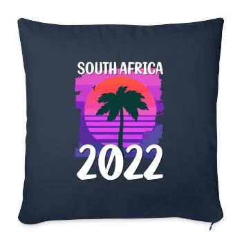 South Africa 2022 - Sofa pillowcase 17,3'' x 17,3'' (45 x 45 cm) - navy - Front