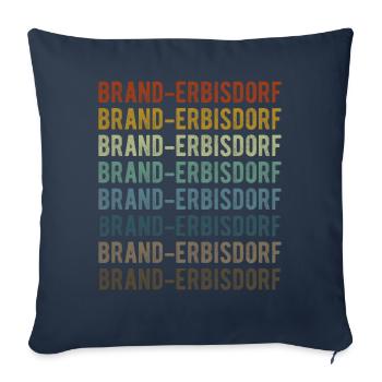 Brand-Erbisdorf City Retro Vintage - Sofa pillowcase 17,3'' x 17,3'' (45 x 45 cm) - navy - Front
