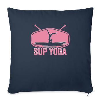 Sup Stand Up Paddle Design Sup Board Paddeln - Sofa pillowcase 17,3'' x 17,3'' (45 x 45 cm) - navy - Front