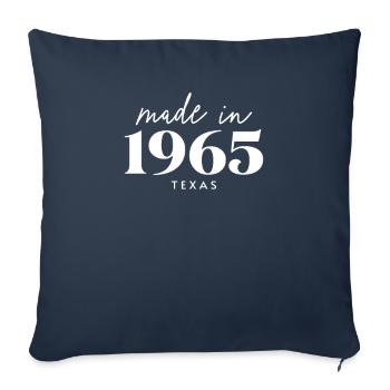 Made 1965 in Texas. Cute Birthday Party - Sofakissenbezug 45 x 45 cm - Navy - Vorne