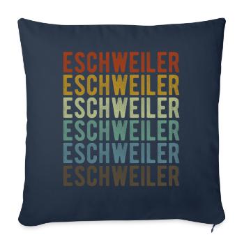 Eschweiler Stadt Retro Vintage - Sofakissenbezug 45 x 45 cm - Navy - Vorne