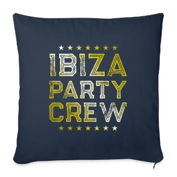 Ibiza Party Crew - Sofa pillowcase 17,3'' x 17,3'' (45 x 45 cm) - navy - Front