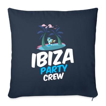 Ibiza Party Crew - Sofa pillowcase 17,3'' x 17,3'' (45 x 45 cm) - navy - Front