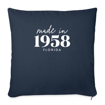 Made 1958 in Florida. Cute Birthday Party - Sofakissenbezug 45 x 45 cm - Navy - Vorne