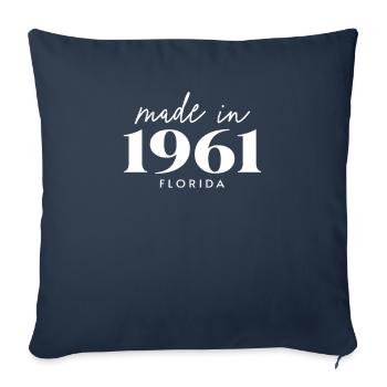 Made 1961 in Florida. Cute Birthday Party - Sofakissenbezug 45 x 45 cm - Navy - Vorne