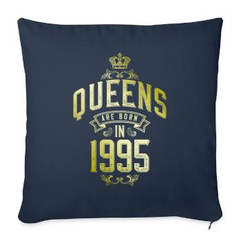 Queens born in 1995 - Sofakissenbezug 45 x 45 cm - Navy - Vorne