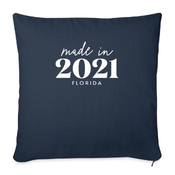 Made 2021 in Florida. Cute Birthday Party - Sofakissenbezug 45 x 45 cm - Navy - Vorne