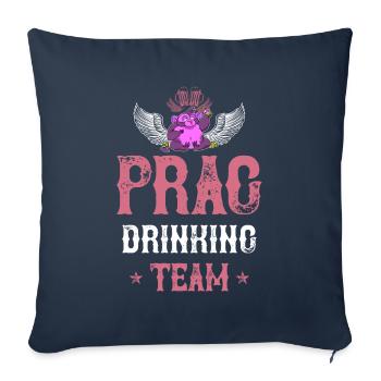 Équipe de consommation de prague - Housse de coussin décorative 45 x 45 cm - bleu marine - Devant