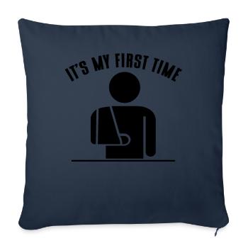 Funny Broken Arm Survivor Arm Violator - Sofa pillowcase 17,3'' x 17,3'' (45 x 45 cm) - navy - Front