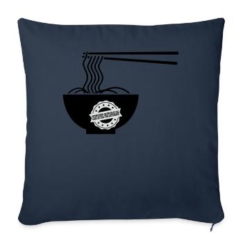 Flying Spaghetti Monster Pastafarianism Pasta - Sofa pillowcase 17,3'' x 17,3'' (45 x 45 cm) - navy - Front