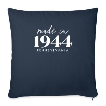 Made 1944 in Pennsylvania. Cute Birthday Party - Sofakissenbezug 45 x 45 cm - Navy - Vorne