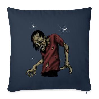 Halloween 22 - Housse de coussin décorative 45 x 45 cm - bleu marine - Devant