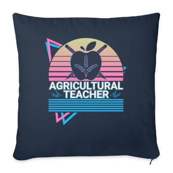 Agricultural teacher Professor of Agriculture Ret - Sofa pillowcase 17,3'' x 17,3'' (45 x 45 cm) - navy - Front