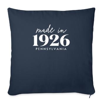 Made 1926 in Pennsylvania. Cute Birthday Party - Sofakissenbezug 45 x 45 cm - Navy - Vorne