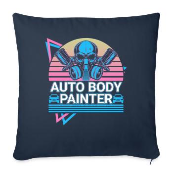 Car Painter Car Painter Body Paint - Sofa pillowcase 17,3'' x 17,3'' (45 x 45 cm) - navy - Front