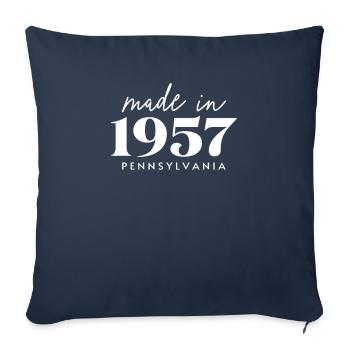Made 1957 in Pennsylvania. Cute Birthday Party - Sofakissenbezug 45 x 45 cm - Navy - Vorne