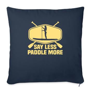 Sup Stand Up Paddle Design Sup Board Paddeln - Sofa pillowcase 17,3'' x 17,3'' (45 x 45 cm) - navy - Front