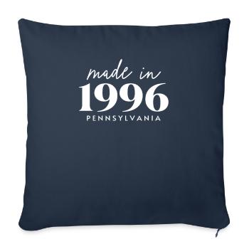 Made 1996 in Pennsylvania. Cute Birthday Party - Sofakissenbezug 45 x 45 cm - Navy - Vorne