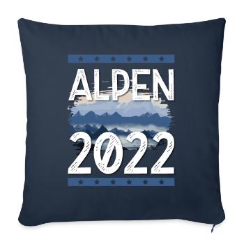 Alpen 2022 - Sofakissenbezug 45 x 45 cm - Navy - Vorne