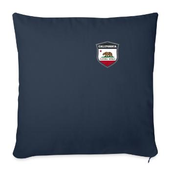 Kalifornien - Sofakissenbezug 45 x 45 cm - Navy - Vorne