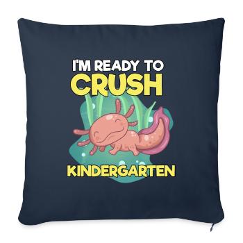Kindergarten - Sofa pillowcase 17,3'' x 17,3'' (45 x 45 cm) - navy - Front