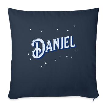 Daniel Name personalized - Sofa pillowcase 17,3'' x 17,3'' (45 x 45 cm) - navy - Front