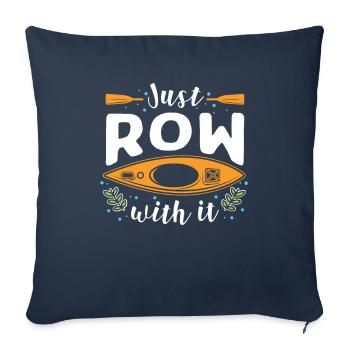 Rudern Rudern Sie Einfach - Sofakissenbezug 45 x 45 cm - Navy - Vorne