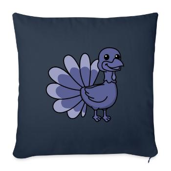 Truthan Comic Tier - Sofakissenbezug 45 x 45 cm - Navy - Vorne