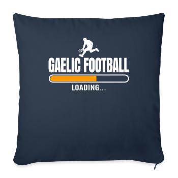 Gaelic football football sport - Sofa pillowcase 17,3'' x 17,3'' (45 x 45 cm) - navy - Front