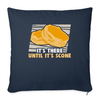 Cuisson de biscuits et de gâteaux Boulanger ou boulanger amateur - Housse de coussin décorative 45 x 45 cm - bleu marine - Devant